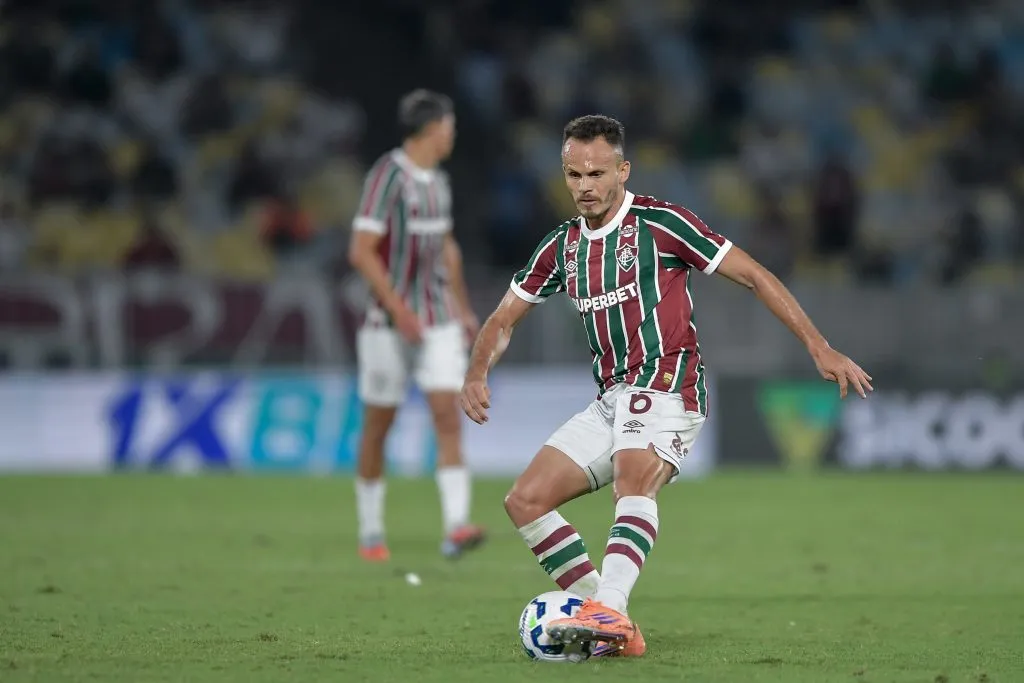 Renê jogador do Fluminense durante partida contra o Ceara no estadio Maracana pelo campeonato Brasileiro A 2025. Foto: Thiago Ribeiro/AGIF
