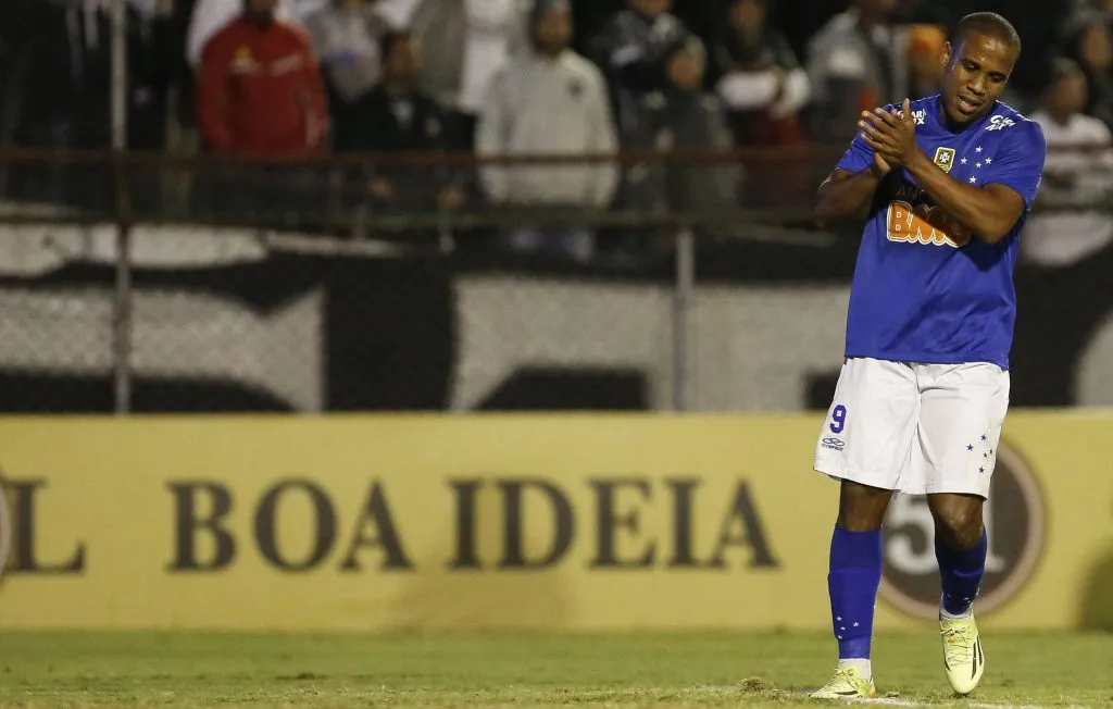 Borges durante passagem pelo Cruzeiro. Foto: Miguel Schincariol/Getty Images