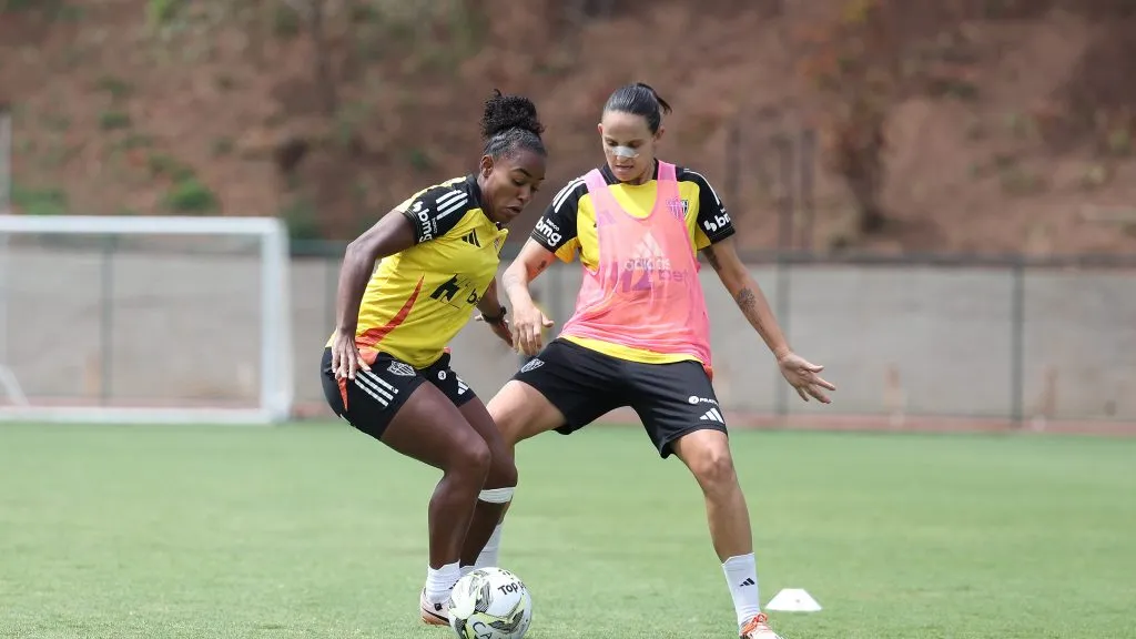 Atlético Mineiro em treinamento