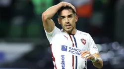 Alzugaray durante partida contra o Palmeiras. Foto: Alexandre Schneider/Getty Images