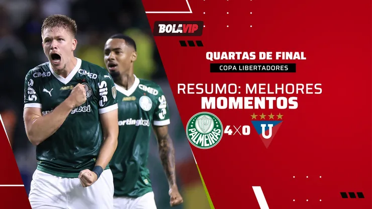 Palmeiras vence LDU e enfrenta o Flamengo na final da Libertadores