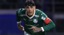 SP - SAO PAULO - 30/10/2025 - COPA LIBERTADORES 2025, PALMEIRAS X LDU - Gustavo Gomez jogador do Palmeiras durante partida contra o LDU no estadio Arena Allianz Parque pelo campeonato Copa Libertadores 2025. Foto: Marcello Zambrana/AGIF