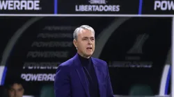 Tiago Nunes, treinador da LDU contra o Palmeiras - Foto: Marcello Zambrana/AGIF