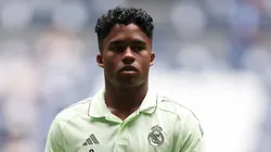 Endrick durante partida do Real Madrid na Liga Espanhola