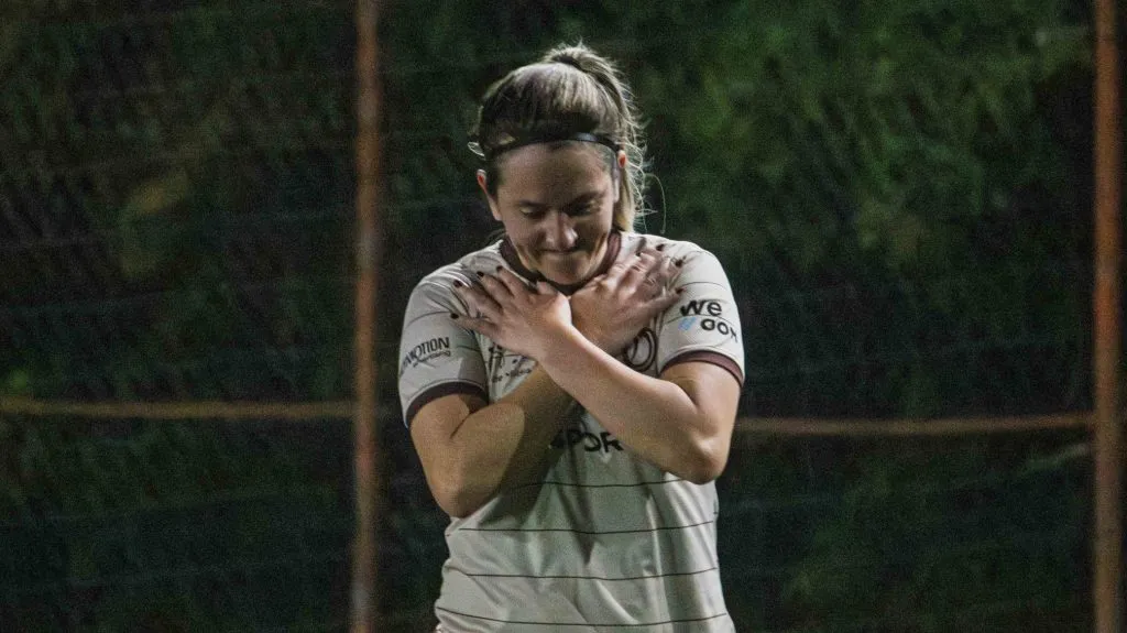 Cinthia Fernandes: goleadora fria, calculista e com talento que encanta o Midia’s Cup em cada rodada – Foto: Gabriel Reinehr/Better Collective