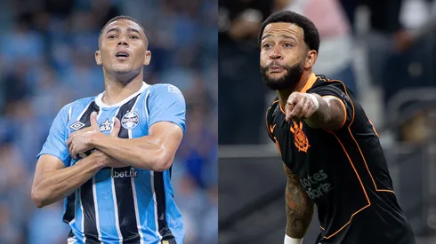 Carlos Vinicius e Memphis em ação pelo Brasileirão