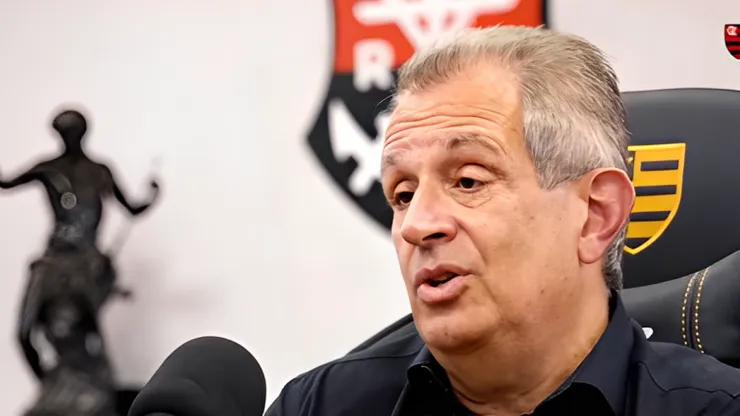 Luiz Eduardo Baptista discute detalhes da final. Foto: Reprodução/YouTube Flamengo TV.