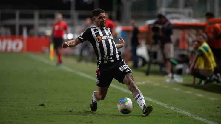 MG - BELO HORIZONTE - 26/11/2024 - BRASILEIRO A 2024, ATLETICO-MG X JUVENTUDE - Palacios jogador do Atletico-MG durante partida contra o Juventude no estadio Independencia pelo campeonato Brasileiro A 2024. Foto: Alessandra Torres/AGIF