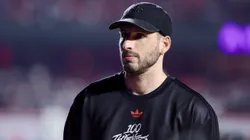 SP - SAO PAULO - 19/07/2025 - BRASILEIRO A 2025, SAO PAULO X CORINTHIANS - Calleri jogador do Sao Paulo antes da partida contra o Corinthians no estadio Morumbi pelo campeonato Brasileiro A 2025. Foto: Marcello Zambrana/AGIF