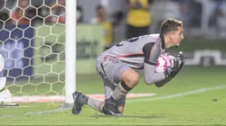 Thiago Couto, jogador do Vitoria, durante partida contra o Corinthians no estadio Barradao pelo campeonato Brasileiro A 2025. Foto: Jhony Pinho/AGIF