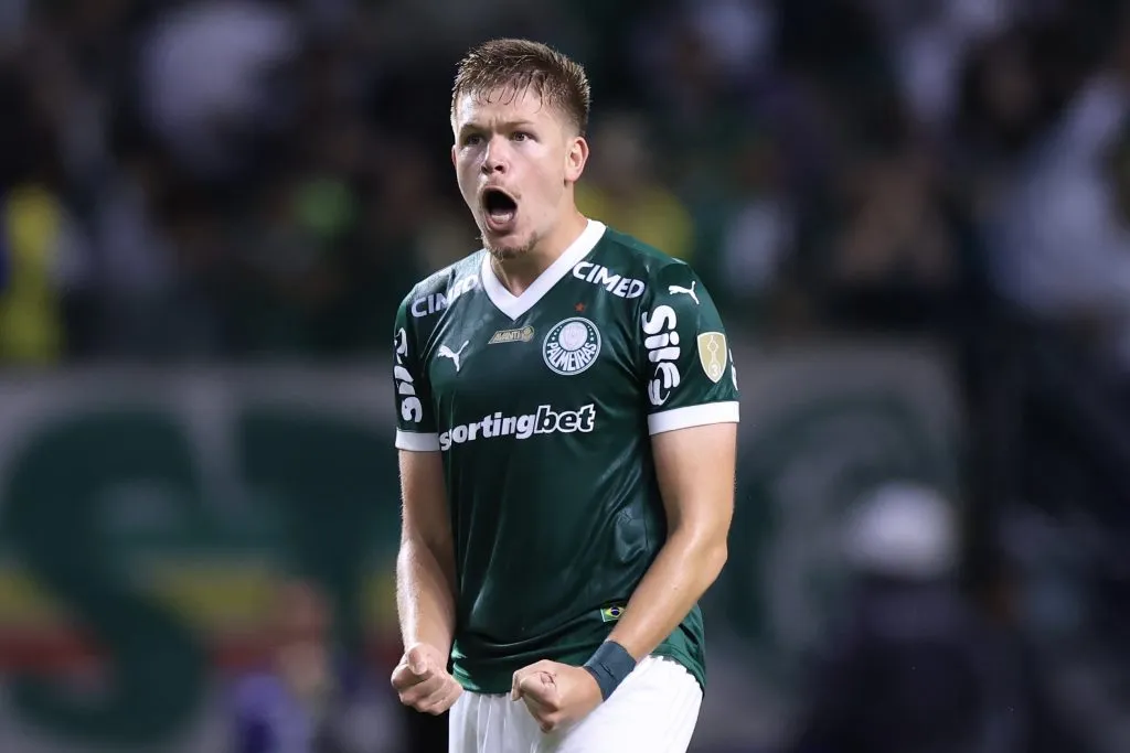 Bruno Fuchs foi um dos destaques em Palmeiras x LDU. Foto: Marcello Zambrana/AGIF