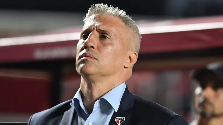 Crespo é o técnico do São Paulo. Foto: Jota Erre/AGIF