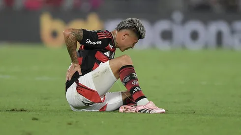 Carrascal jogador do Flamengo durante partida contra o Sport - Foto: Thiago Ribeiro/AGIF