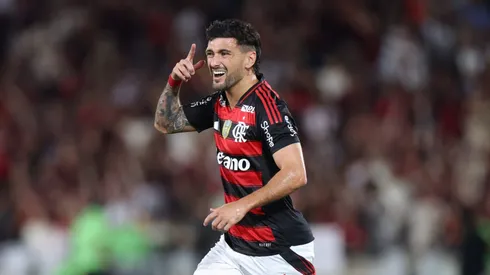 Arrasaceta comemora gol em Flamengo x Sport - (Photo by Lucas Figueiredo/Getty Images)