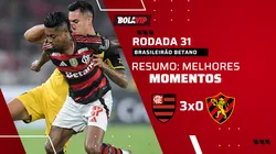Com dois de Bruno Henrique, o Flamengo bate o Sport por 3 a 0. Foto: Thiago Ribeiro/AGIF