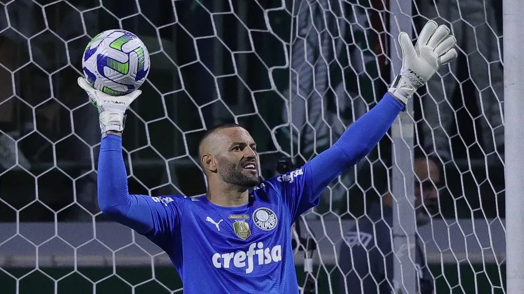 Weverton em campo pelo Palmeiras. Foto: Ettore Chiereguini/AGIF