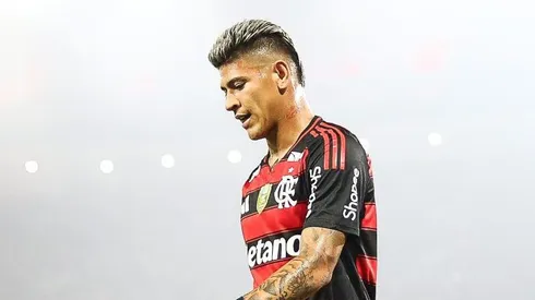 Carrascal durante jogo pelo Mengão. Foto: Gilvan de Souza/Flamengo