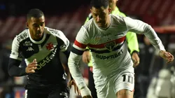 Luciano jogador do São Paulo durante partida contra o Vasco no estadio Morumbi pelo campeonato Brasileiro A 2025. Foto: Jota Erre/AGIF