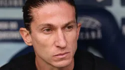 Filipe Luís, técnico do Flamengo em partida pelo campeonato brasileiro (Foto: Wagner Meier/Getty Images)