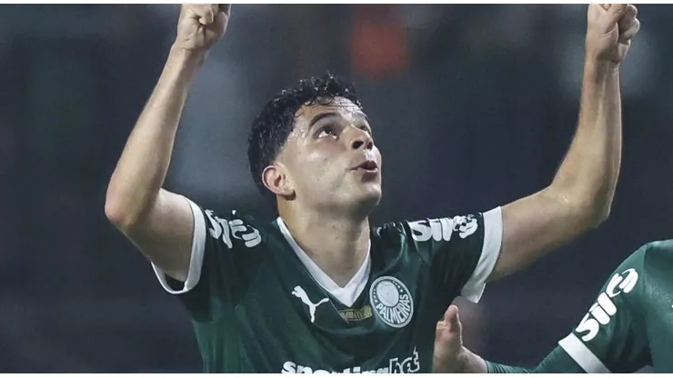 Bruno Rodrigues, atacante do Palmeiras em partida pelo campeonato brasileiro (Foto: Alexandre Schneider/Getty Images)