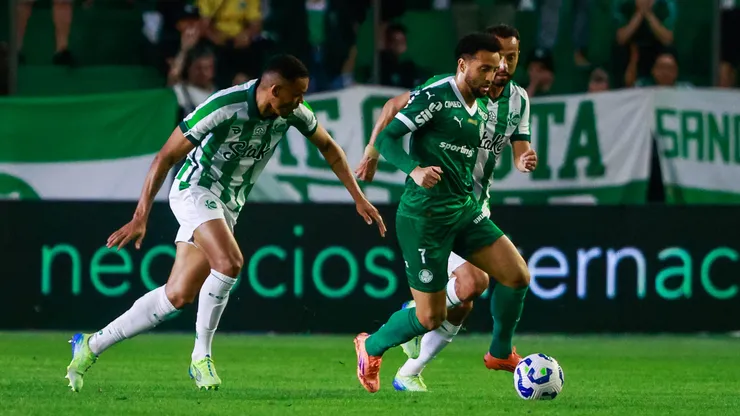 Felipe Anderson jogador do Palmeiras durante partida contra o Juventude - Foto: Luiz Erbes/AGIF