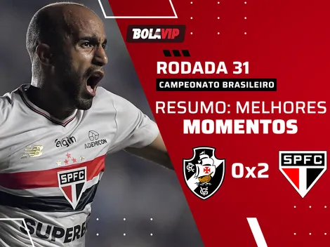 São Paulo VENCE o Vasco por 2 a 0 pelo Campeonato Brasileiro