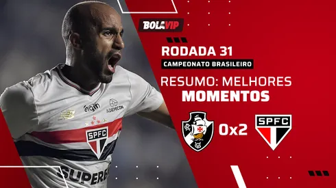 São Paulo VENCE o Vasco por 2 a 0 pelo Campeonato Brasileiro. Foto: Thiago Ribeiro/AGIF