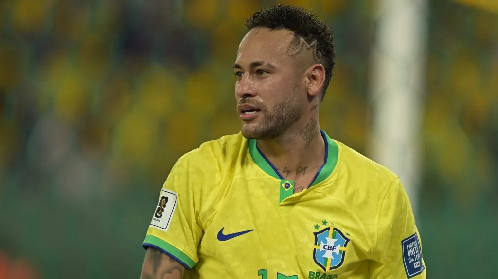 Neymar em campo pela Seleção Brasileira. (Photo by Pedro Vilela/Getty Images)