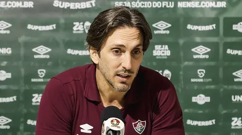 Zubeldía no Fluminense. Foto: Lucas Merçon/Fluminense