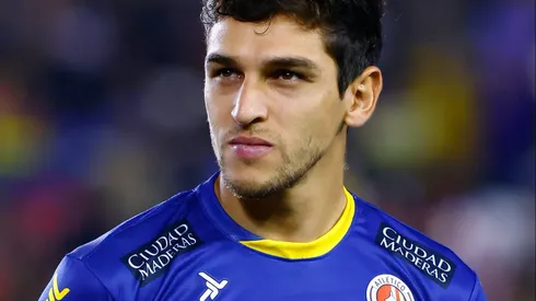 Sanabria jogando no San Luis - Foto: Leopoldo Smith/Getty Images