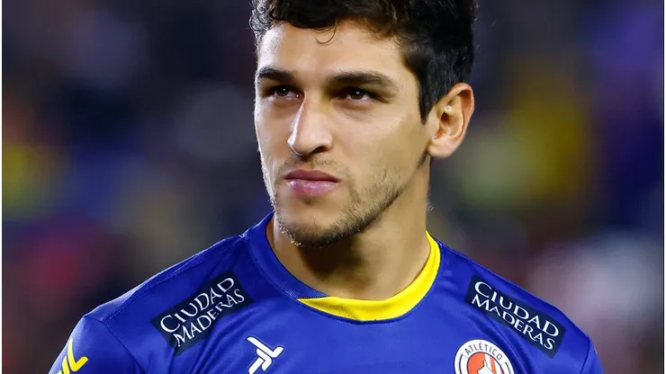 Sanabria jogando no San Luis - Foto: Leopoldo Smith/Getty Images