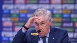 Carlo Ancelotti tecnico da Selecao Brasileira durante convocacao para as Eliminatorias da Copa do Mundo de 2026, evento realizado na CBF (Confederacao Brasileira de Futebol) no Rio de Janeiro, nesta segunda (25). Foto: Thiago Ribeiro/AGIF