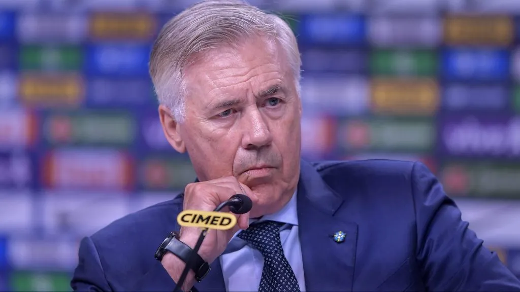 Ancelotti em coletiva pela seleção
