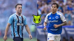 Arthur do Grêmio e Kaio Jorge do Cruzeiro - Fotos: Liamara Polli/AGIF e Fernando Moreno/AGIF