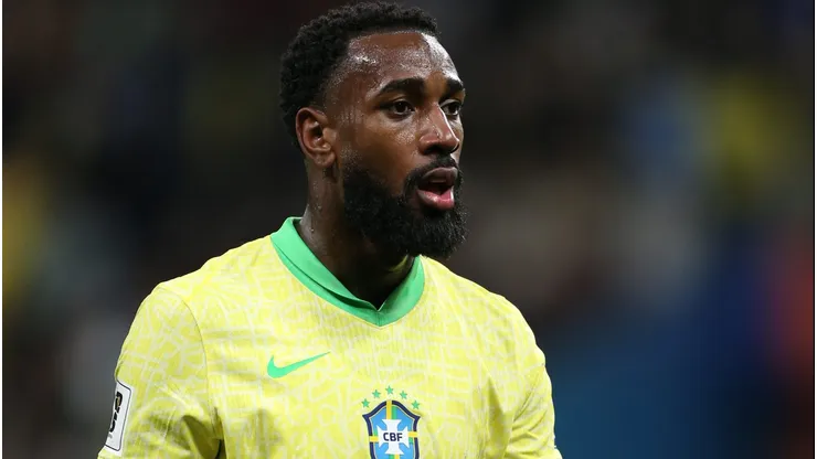 SP - SAO PAULO - 10/06/2025 - ELIMINATORIAS COPA DO MUNDO 2026, SELECAO BRASILEIRA X PARAGUAI - Gerson jogador da Selecao Brasileira durante a partida entre Brasil e Paraguai na Neo Quimica Arena em Sao Paulo (SP), pelas Eliminatorias da Copa do Mundo 2026. Foto: Marlon Costa/AGIF