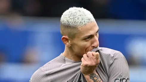 Richarlison durante jogo pelo Tottenham.