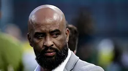 SP - BARUERI - 12/04/2025 - BRASILEIRO A 2025, PALMEIRAS X CORINTHIANS - Fabinho Soldado diretor do Corinthians durante aquecimento antes da partida contra o Palmeiras no estadio Arena Barueri pelo campeonato Brasileiro A 2025. Foto: Fabio Giannelli/AGIF