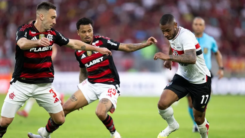 Fla venceu o jogo do primeiro turno. Foto: Jorge Rodrigues/AGIF