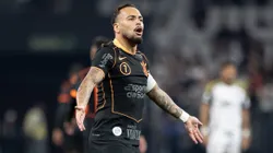 Maycon jogador do Corinthians comemora seu gol durante partida contra o Atlético-MG - Foto: Joisel Amaral/AGIF