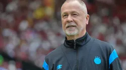 Mano Menezes durante partida entre Flamengo x Grêmio