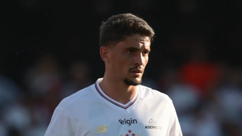 SP – SAO PAULO – 05/10/2025 – BRASILEIRO A 2025, SAO PAULO X PALMEIRAS – Pablo Maia jogador do Sao Paulo durante partida contra o Palmeiras no estadio Morumbi pelo campeonato Brasileiro A 2025. Foto: Marcello Zambrana/AGIF