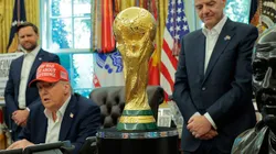 Taça da Copa do Mundo nos EUA. Foto: Chip Somodevilla/Getty Images