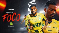 A trajetória sobre Reinaldo, peça-chave do Mirassol no Brasileirão - Fotos: Jorge Rodrigues/AGIF e Joisel Amaral/AGIF