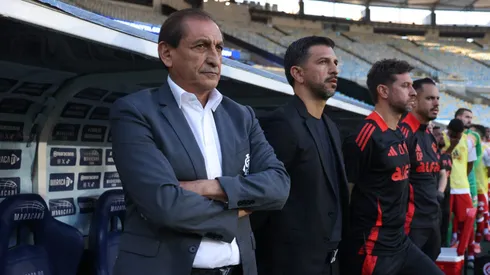 Ramon Díaz, técnico do Internacional em partida pelo campeonato brasileiro (Foto: Lucas Figueiredo/Getty Images)