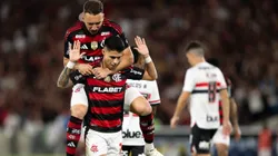 Luiz Araújo jogador do Flamengo comemora seu gol diante do São Paulo - Foto: Jorge Rodrigues/AGIF