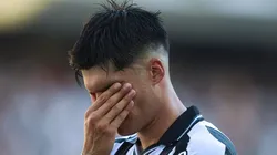 RJ - RIO DE JANEIRO - 26/10/2025 - BRASILEIRO A 2025, BOTAFOGO X SANTOS - Joaquin Correa jogador do Botafogo durante partida contra o Santos no estadio Engenhao pelo campeonato Brasileiro A 2025. Foto: Thiago Ribeiro/AGIF