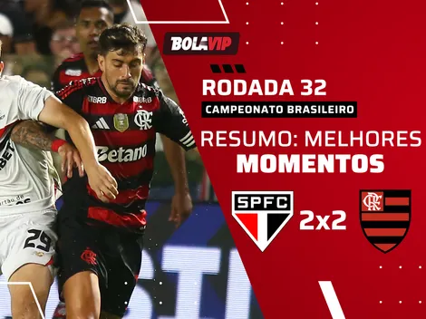 São Paulo e Flamengo ficam no empate em jogo eletrizante