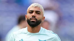 Gabigol saiu para o vestiário sem comemorar com os jogadores