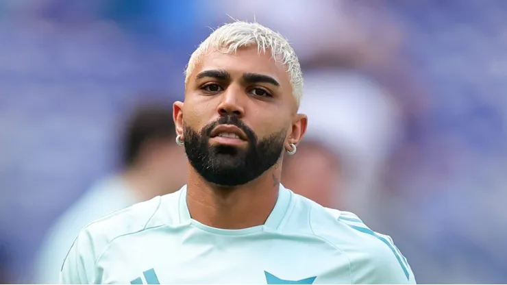 Gabigol saiu para o vestiário sem comemorar com os jogadores