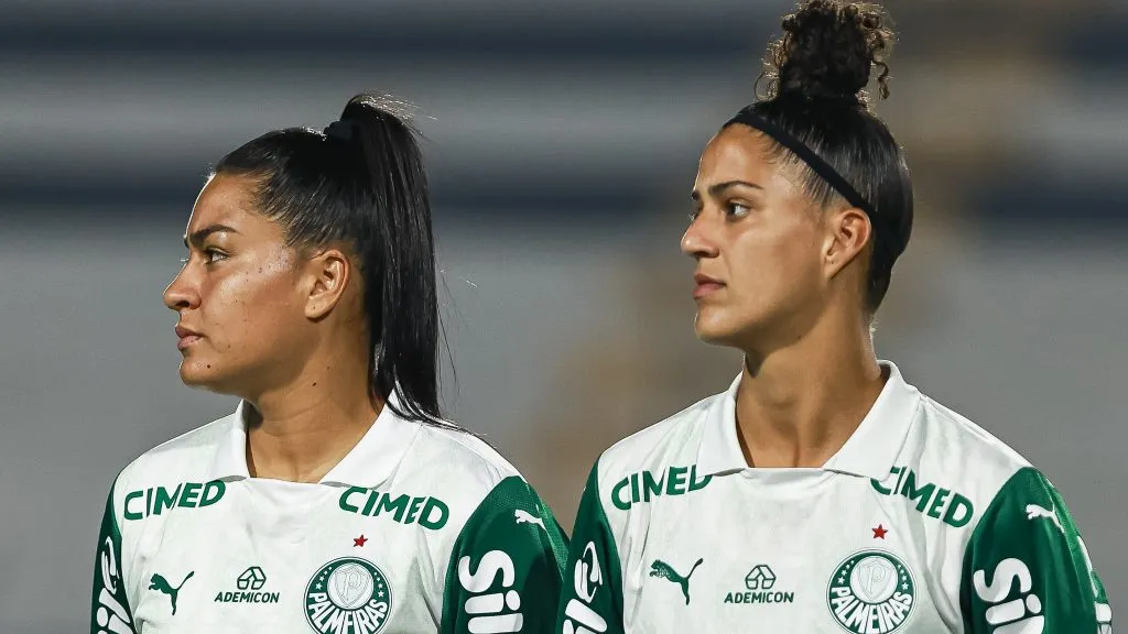 Jogadoras do Palmeiras em campo
